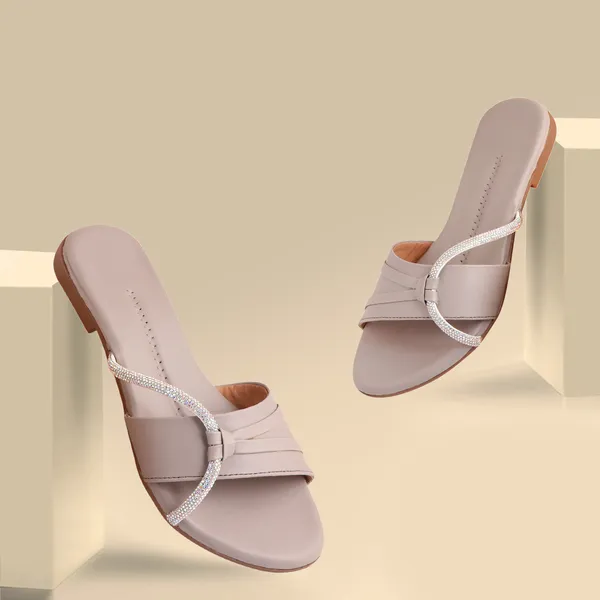 Grey_Colour_Premium_Flats_For_Woman_