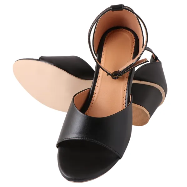 Black_Premium_Synthetic_Medium_Heel_Sandal_For_Women