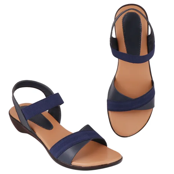 Blue_Premium_Synthetic_Low_Heel_Sandal_For_Women
