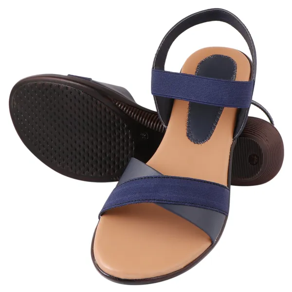 Blue_Premium_Synthetic_Low_Heel_Sandal_For_Women
