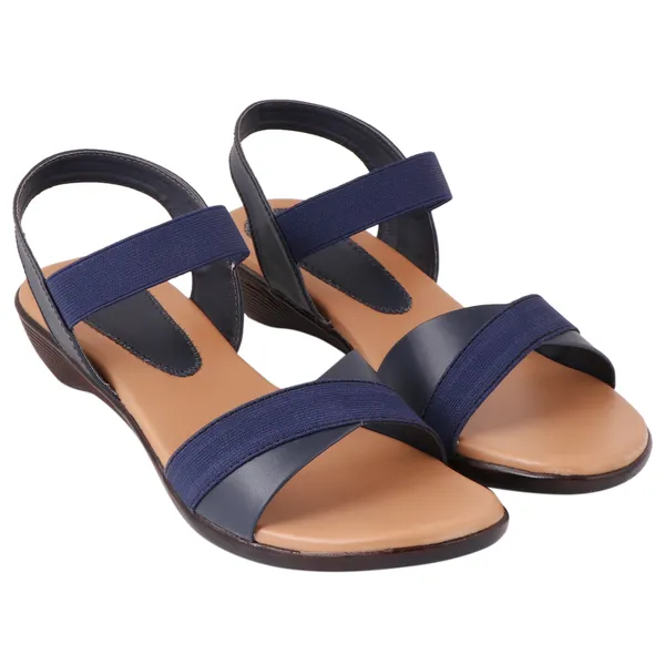 Blue_Premium_Synthetic_Low_Heel_Sandal_For_Women
