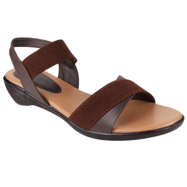 Brown_Premium_Synthetic_Low_Heel_Sandal_For_Women