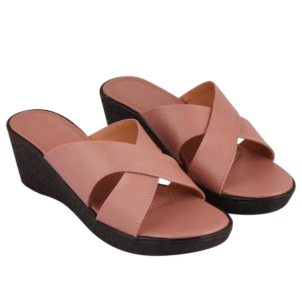 Pink_Premium_Synthetic_Medium_Heel_Sandal_For_Women
