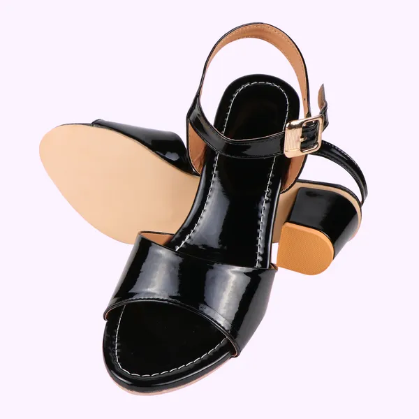 Black_Premium_Synthetic_Medium_Heel_Sandal_For_Women
