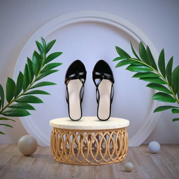 Black_Premium_Synthetic_Medium_Heel_Sandal_For_Women