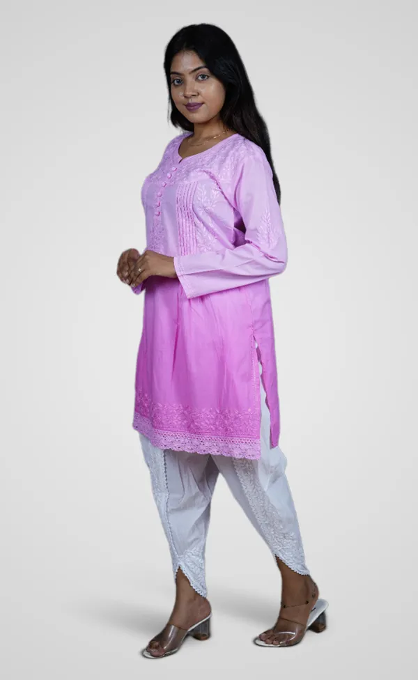 Gajri_Chanderi_Silk_Premium_Long_Kurti_For_Women