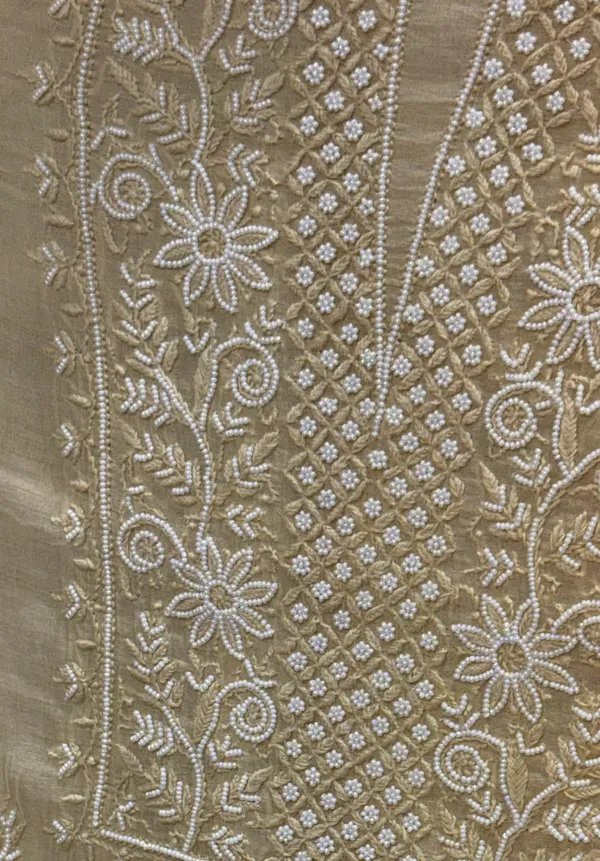 Pure_brown_mul_Chikankari_kurta_set