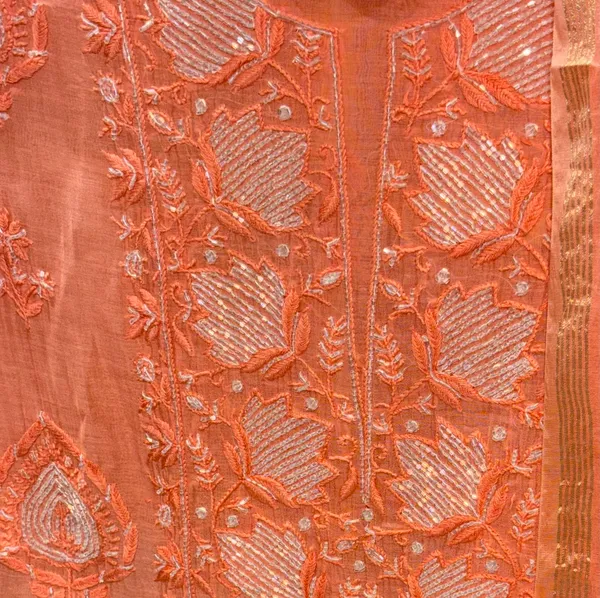 Pure_saffron__Mul_Chikankari_suit