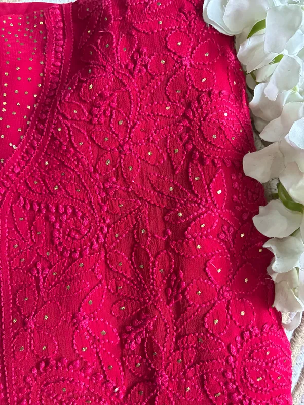 Unstitched_pink_kurta_set_with_dupatta