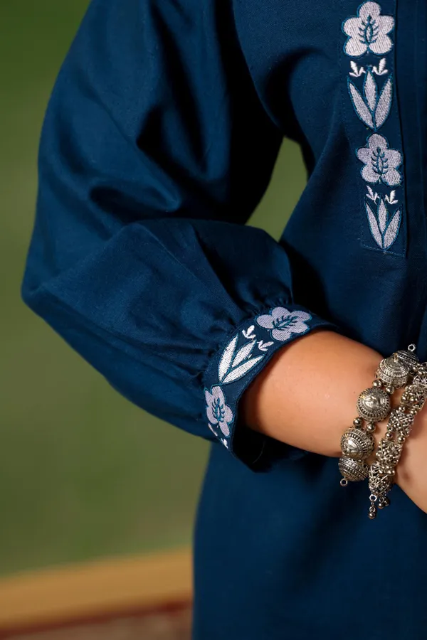 Blue_Pintuck_Plus_Suit_Set_For_Women_&_Girls
