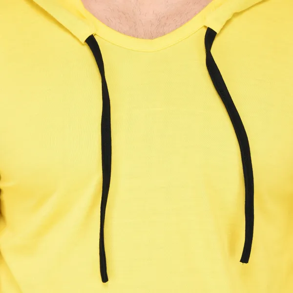 Yellow_Cotton_Solid_Hooded_Neck_Regukar_Fit_T-Shirt_for_men