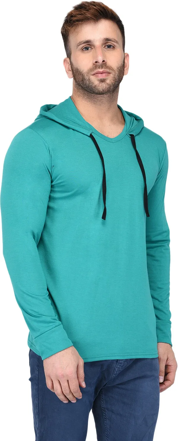 Light_Green_Cotton_Solid_Scoop_Neck_Regukar_Fit_T-Shirt_For_Men