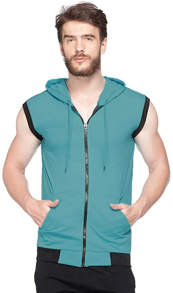 Dark_Blue_Cotton_Solid_Hooded_Neck_Regukar_Fit_T-Shirt_For_Men