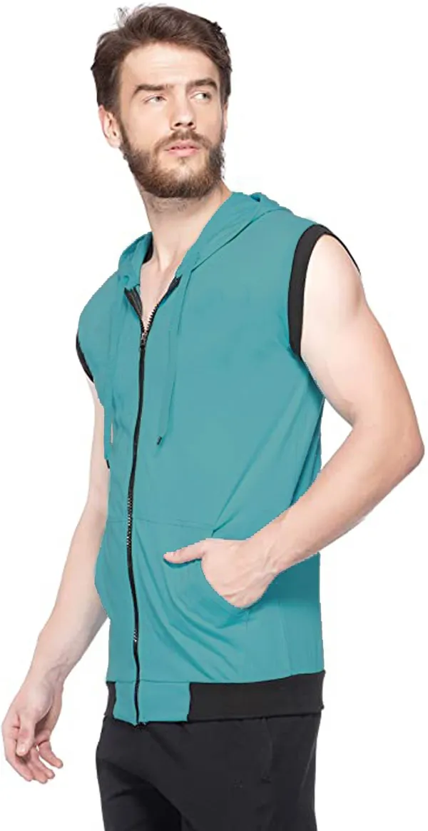 Dark_Blue_Cotton_Solid_Hooded_Neck_Regukar_Fit_T-Shirt_For_Men