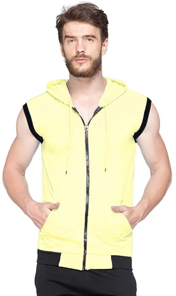 Yellow_Cotton_Solid_Hooded_Neck_Regukar_Fit_T-Shirt_for_men