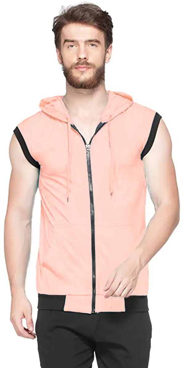Pink_Cotton_Solid_Hooded_Neck_Pink_Regukar_Fit_T-Shirt_for_men