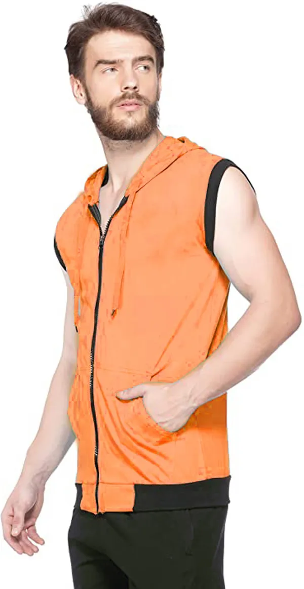 Orange_Cotton_Solid_Hooded_Neck_Regukar_Fit_T-Shirt_for_men