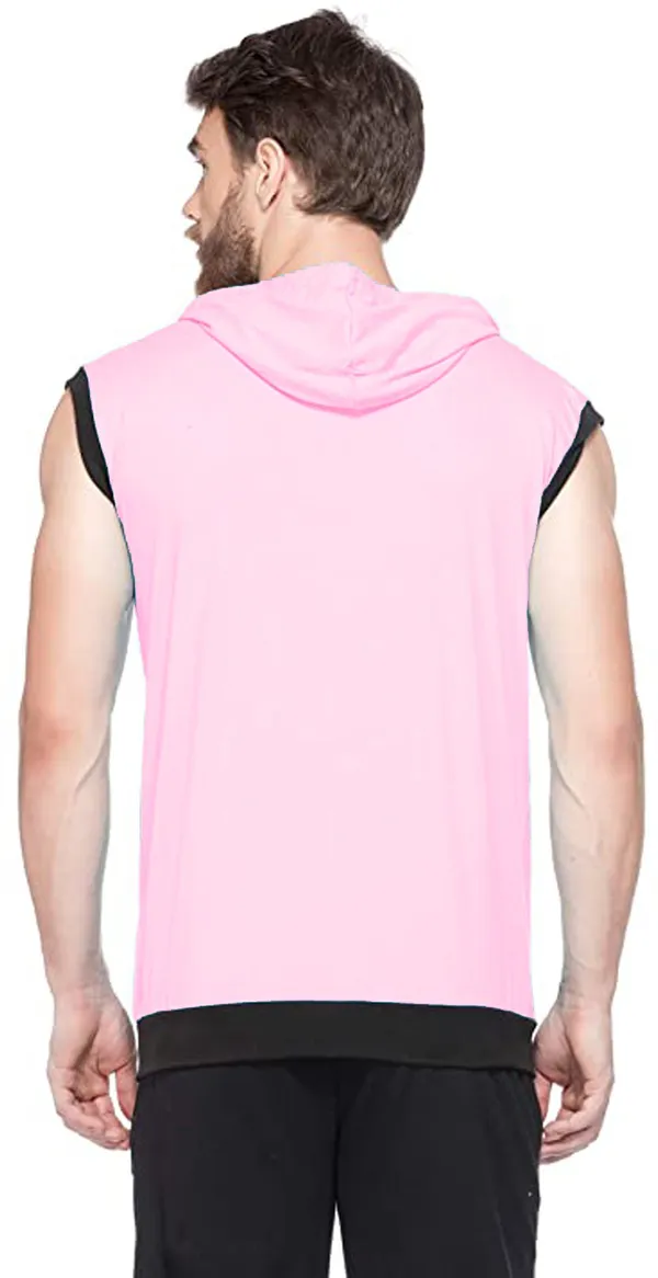 Pink_Solid_Cotton_Hooded_T-Shirt_for_Men_|_Regular_Fit