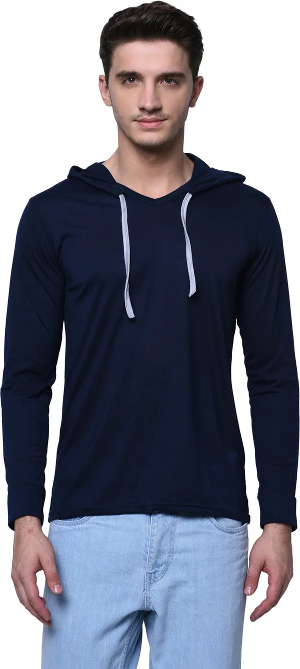 Red_Cotton_Solid_Hooded_Neck_Regukar_Fit_T-Shirt_for_men