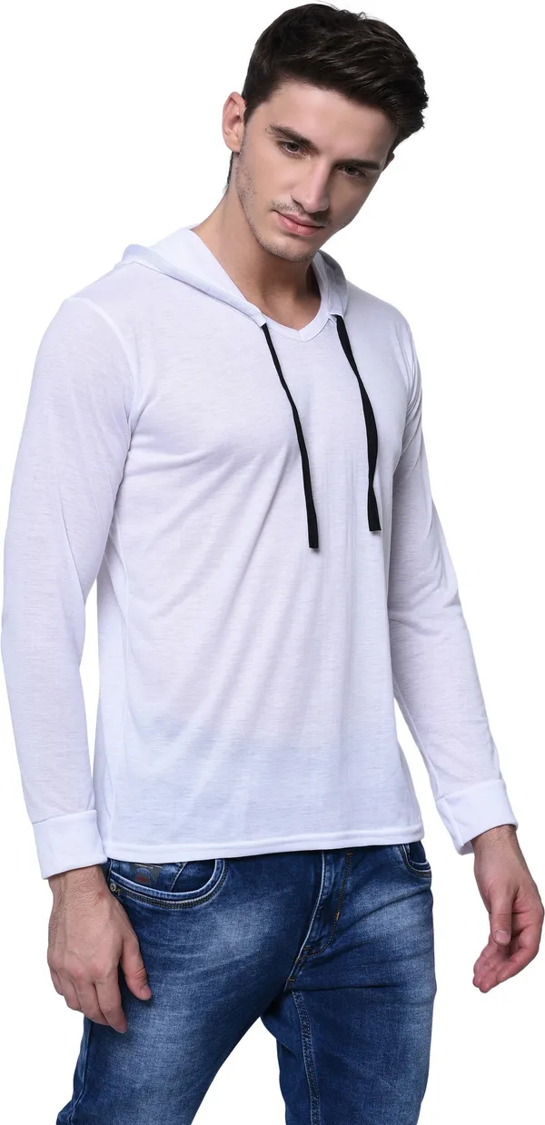 Grey_Cotton_Solid_Hooded_Neck_Regukar_Fit_T-Shirt_for_men