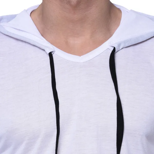 Grey_Cotton_Solid_Hooded_Neck_Regukar_Fit_T-Shirt_for_men