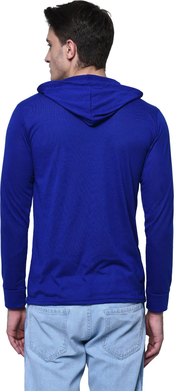 Blue_Cotton_Solid_Men_Hooded_Neck_Regukar_Fit_T-Shirt_For_Men