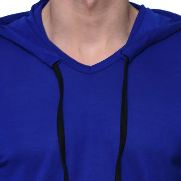Blue_Cotton_Solid_Men_Hooded_Neck_Regukar_Fit_T-Shirt_For_Men