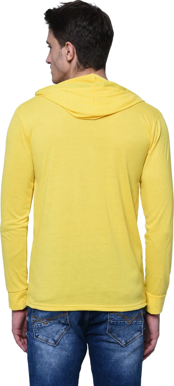 Yellow_Cotton_Solid_Hooded_Neck_Regukar_Fit_T-Shirt_for_men