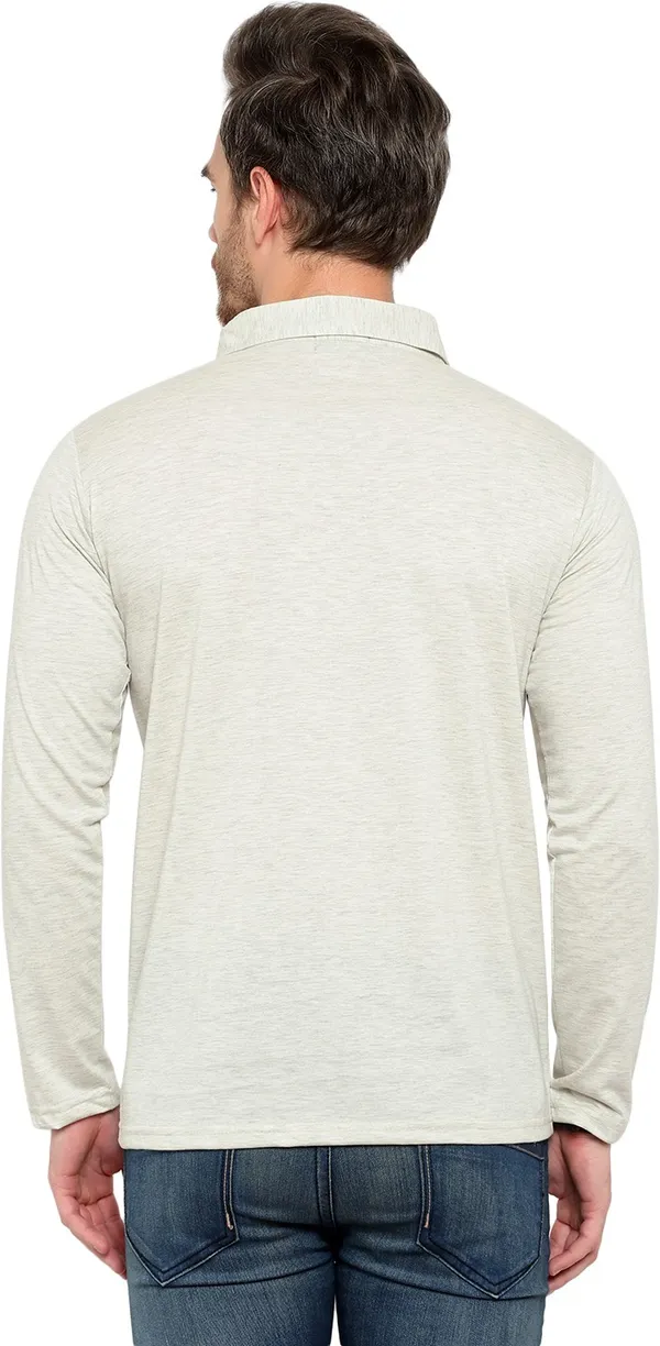 White_Cotton_Solid_Polo_Neck_Regukar_Fit_T-Shirt_For_Men
