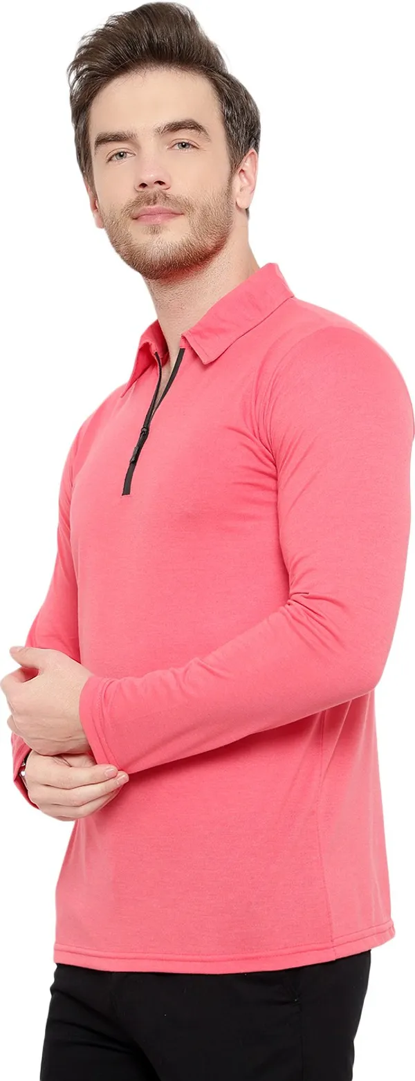Red_Cotton_Solid_Polo_Neck_Regukar_Fit_T-Shirt_for_men