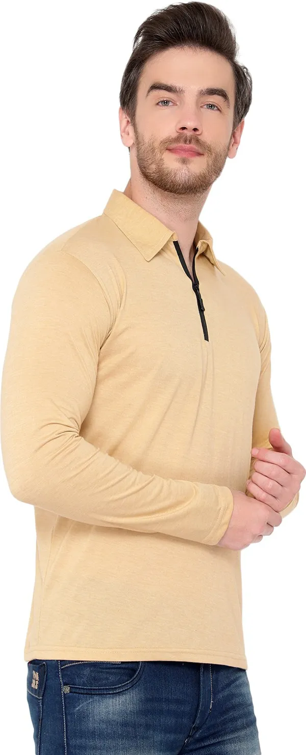 Beige_Cotton_Solid_Polo_Neck_Regukar_Fit_T-Shirt_for_men