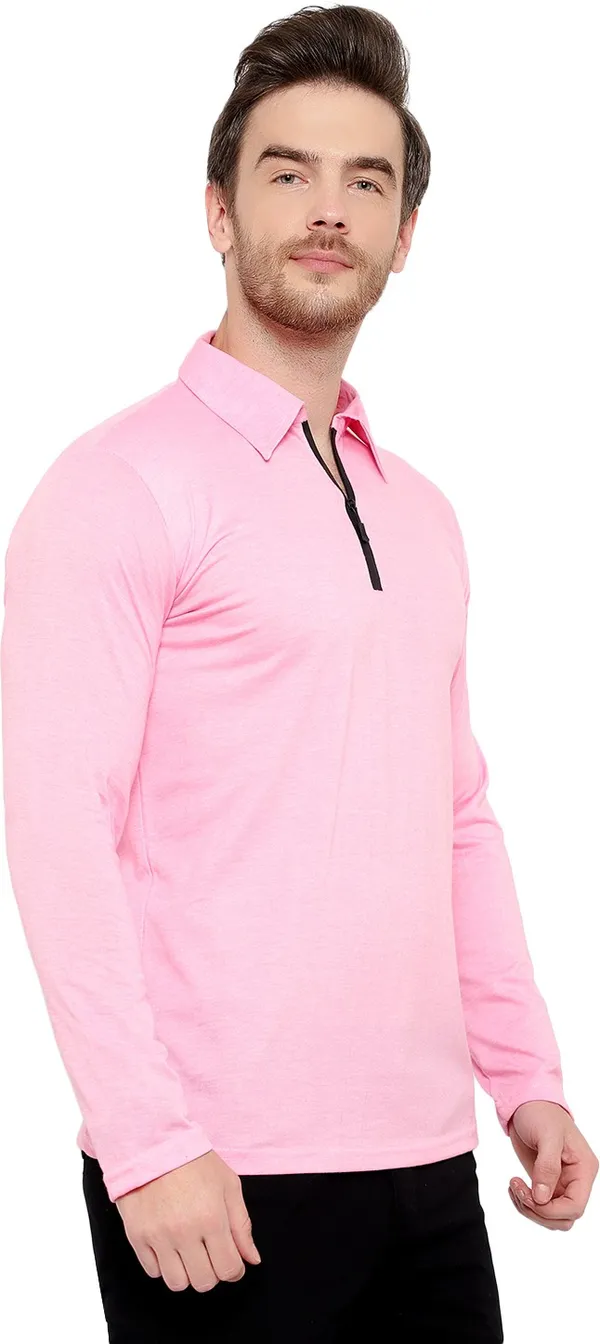 Pink_Cotton_Solid_Polo_Neck_Pink_Regukar_Fit_T-Shirt_for_men