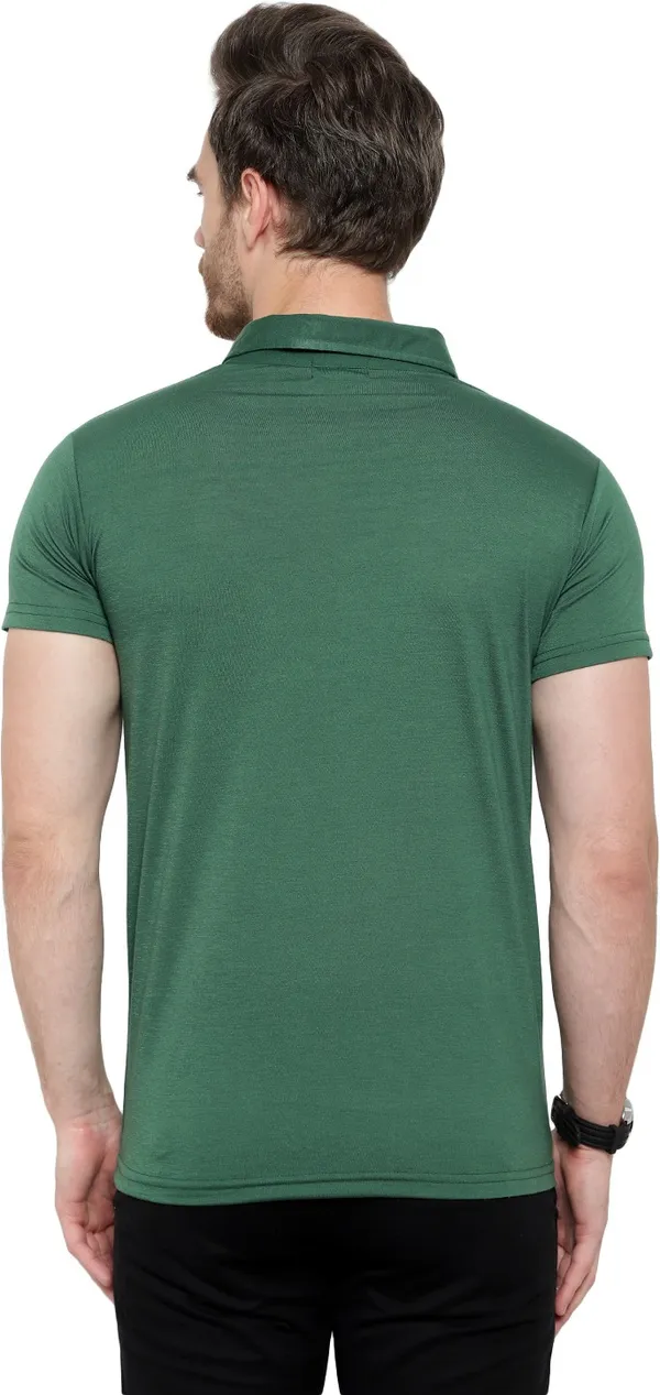 Dark_Green_Cotton_Solid_Polo_Neck_Regukar_Fit_T-Shirt_for_men
