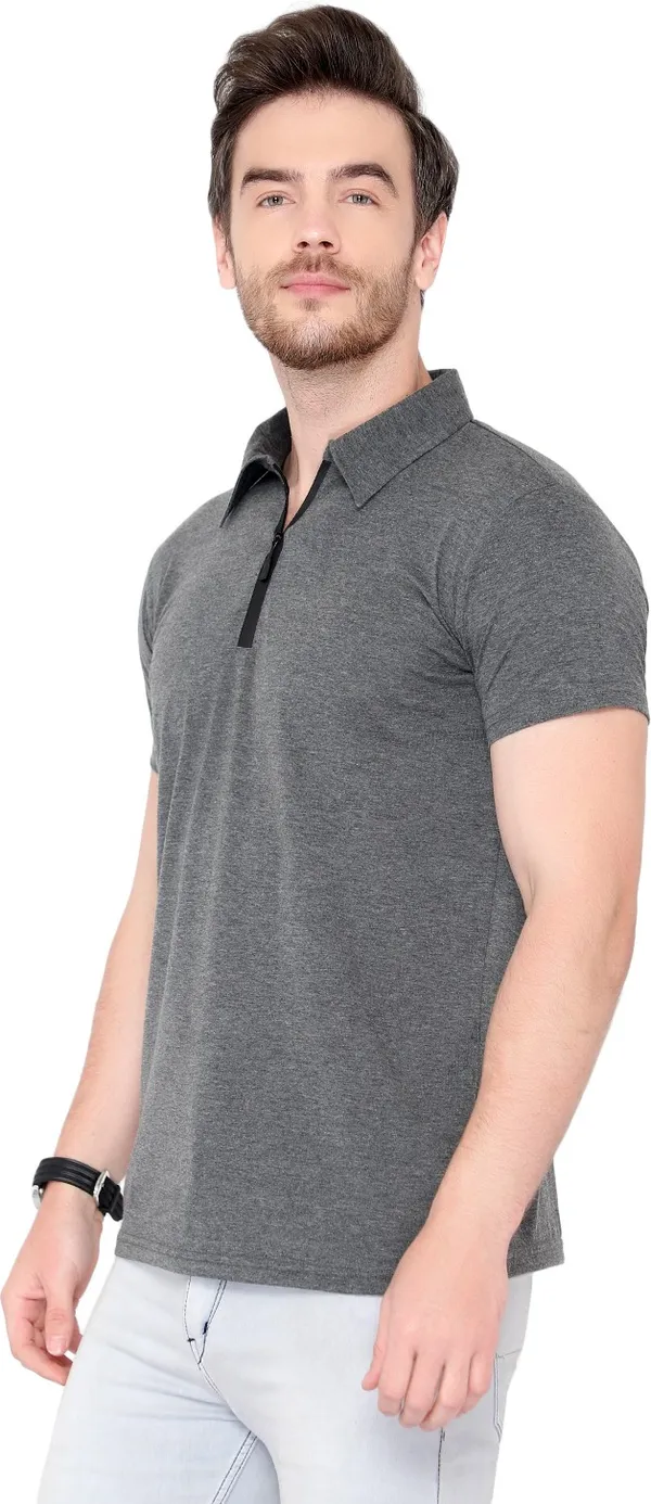 Grey_Cotton_Solid_Polo_Neck_Regukar_Fit_T-Shirt_for_men