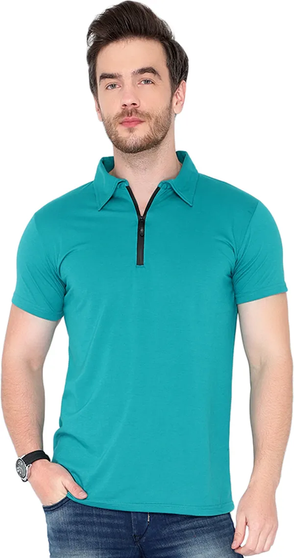 Dark_Blue_Cotton_Solid_Polo_Neck_Regukar_Fit_T-Shirt_for_men