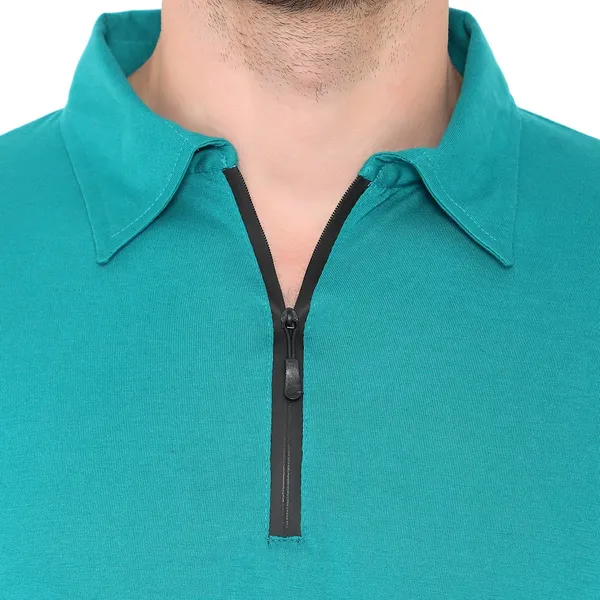 Dark_Blue_Cotton_Solid_Polo_Neck_Regukar_Fit_T-Shirt_for_men