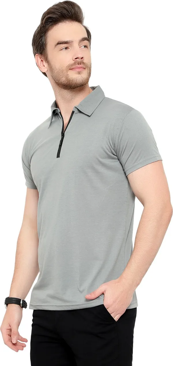 Green_Cotton_Solid_Polo_Neck_Regukar_Fit_T-Shirt_for_men