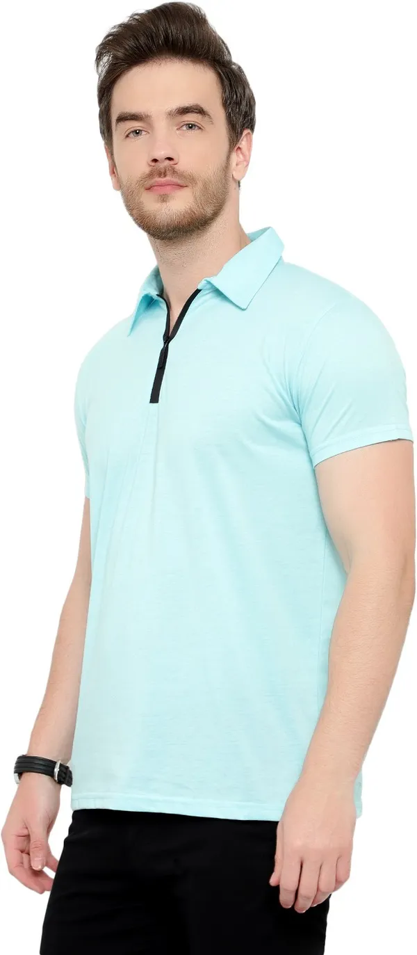 Blue_Cotton_Solid_Polo_Neck_Regukar_Fit_T-Shirt_for_men