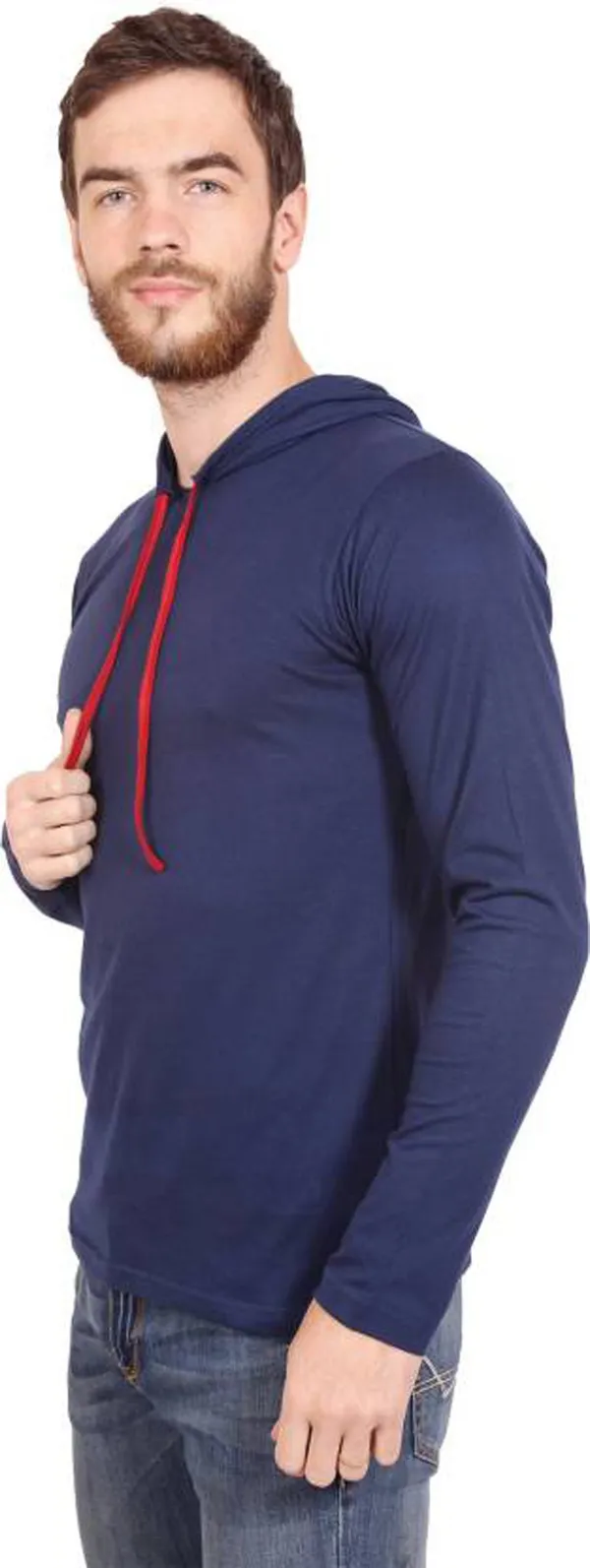 Purple_Cotton_Solid_Men_Hooded_Neck_Purple_Regukar_Fit_T-Shirt_For_Men