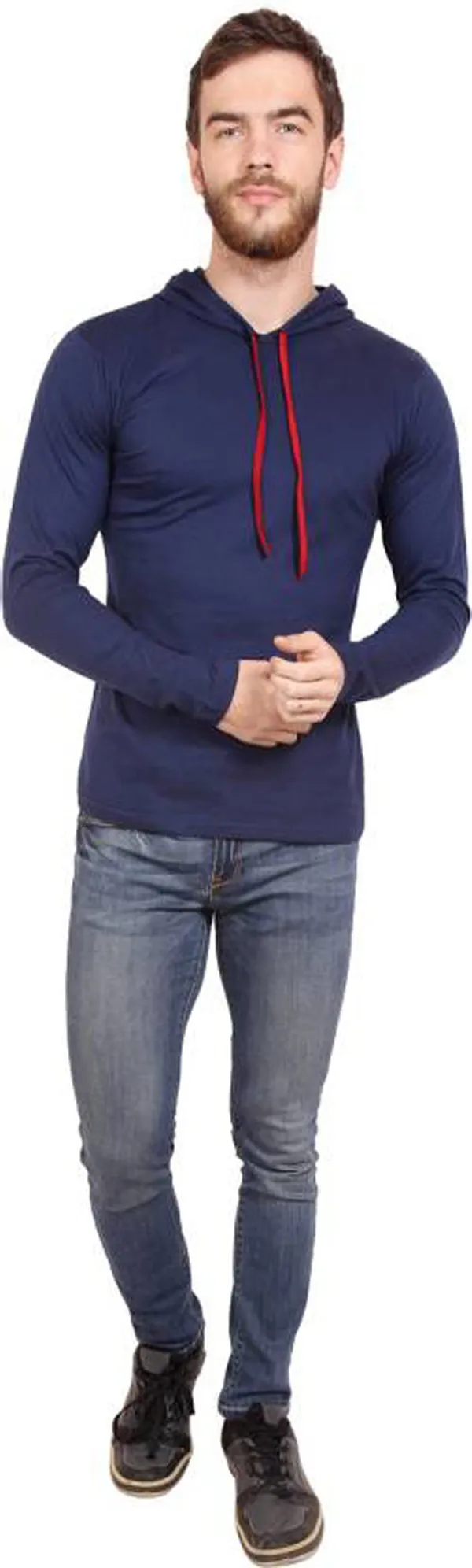 Purple_Cotton_Solid_Men_Hooded_Neck_Purple_Regukar_Fit_T-Shirt_For_Men