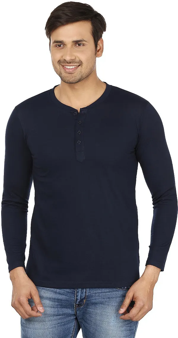 Blue_Cotton_Solid_Henley_Neck_Regukar_Fit_T-Shirt_for_men