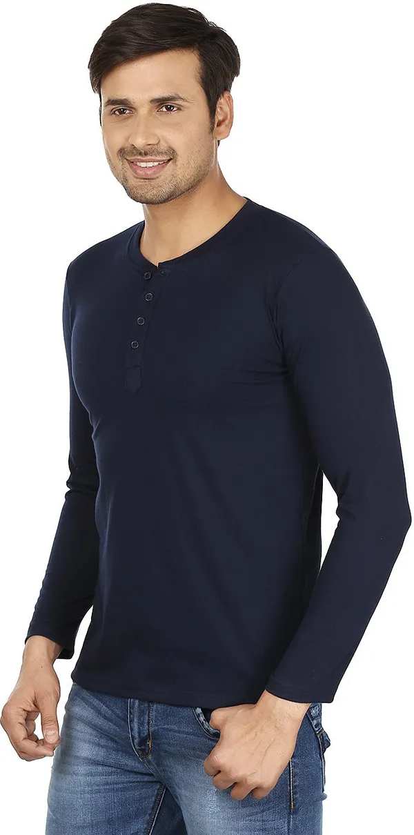 Blue_Cotton_Solid_Henley_Neck_Regukar_Fit_T-Shirt_for_men