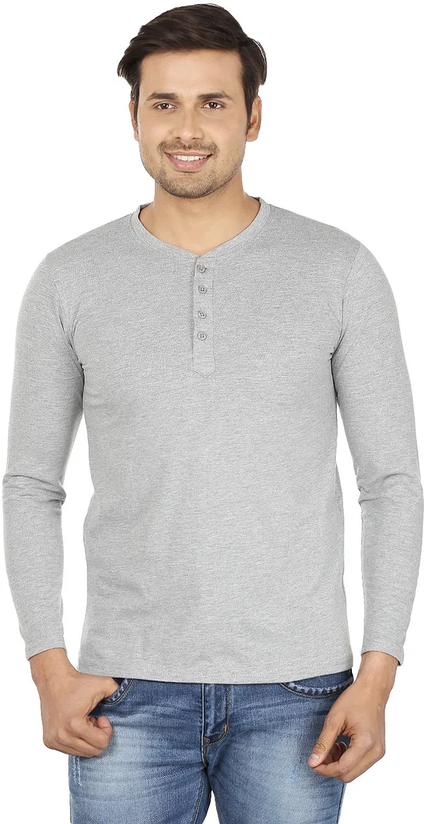 Grey_Cotton_Solid_Henley_Neck_Regukar_Fit_T-Shirt_For_Men