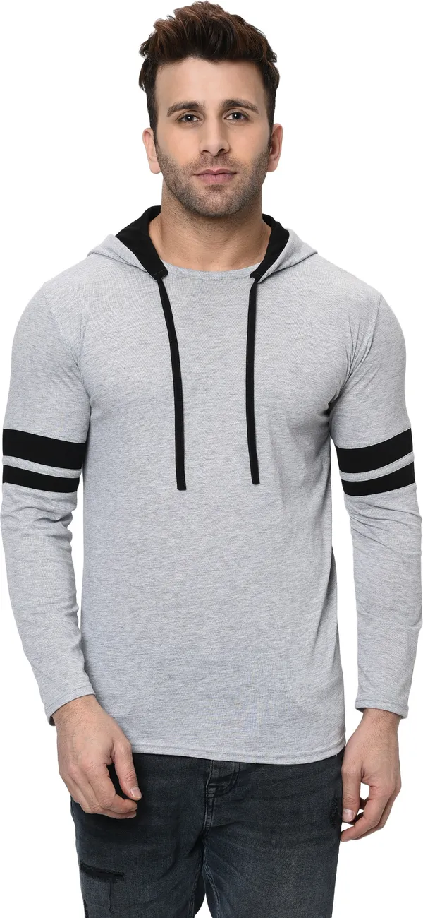 Grey_Printed_Hooded_Neck_Regukar_Fit_T-Shirt_For_Men