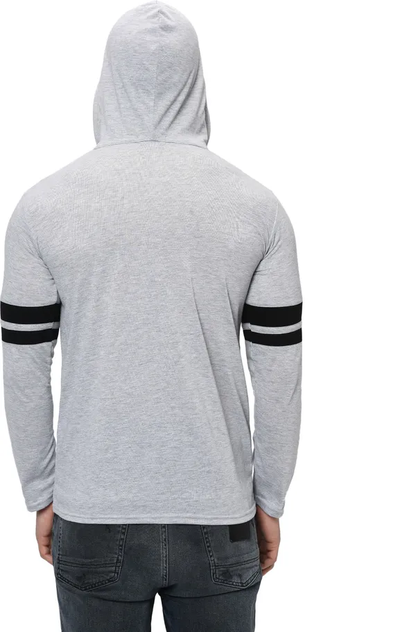 Grey_Printed_Hooded_Neck_Regukar_Fit_T-Shirt_For_Men