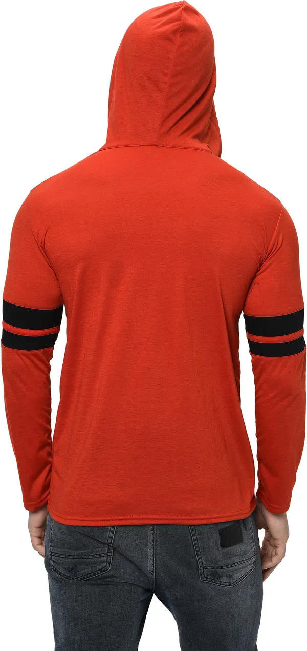 Red_Printed_Hooded_Neck_Regukar_Fit_T-Shirt_For_Men