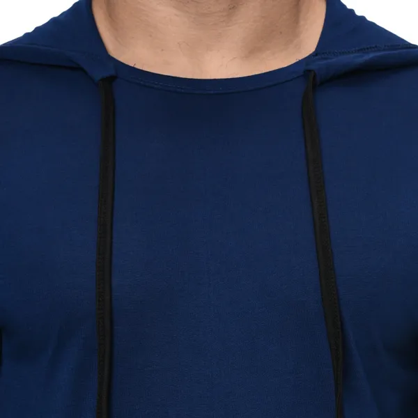 Dark_Blue_Cotton_Solid_Hooded_Neck_Regukar_Fit_T-Shirt_For_Men