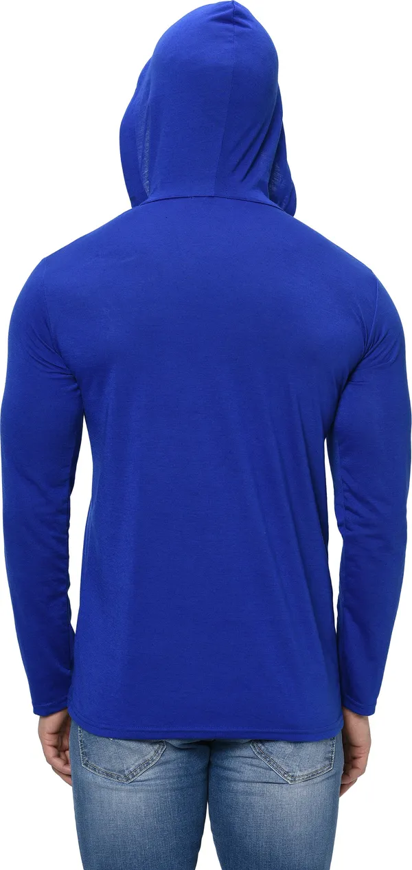 Dark_Blue_Cotton_Solid_Hooded_Neck_Regukar_Fit_T-Shirt_For_Men
