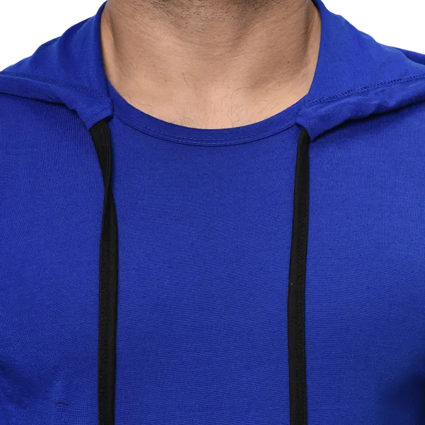 Dark_Blue_Cotton_Solid_Hooded_Neck_Regukar_Fit_T-Shirt_For_Men
