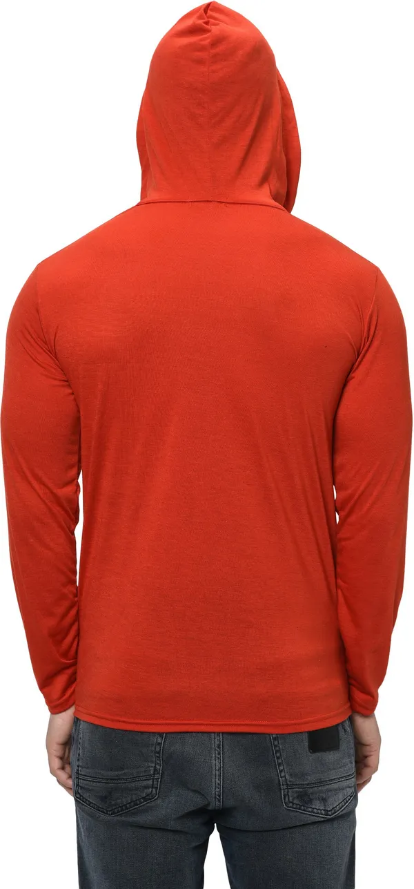 Red_Cotton_Solid_Hooded_Neck_Regukar_Fit_T-Shirt_for_men
